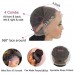 High Quality Virgin Human Hair HD Lace 360 Lace Front Wigs For Black Women 