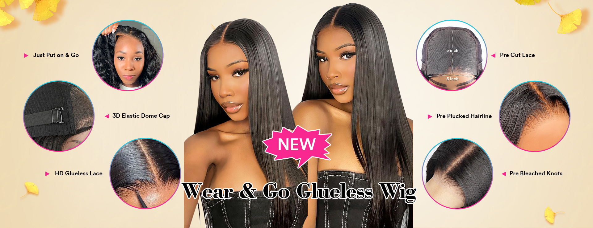 Wear & Go Glueless Wig