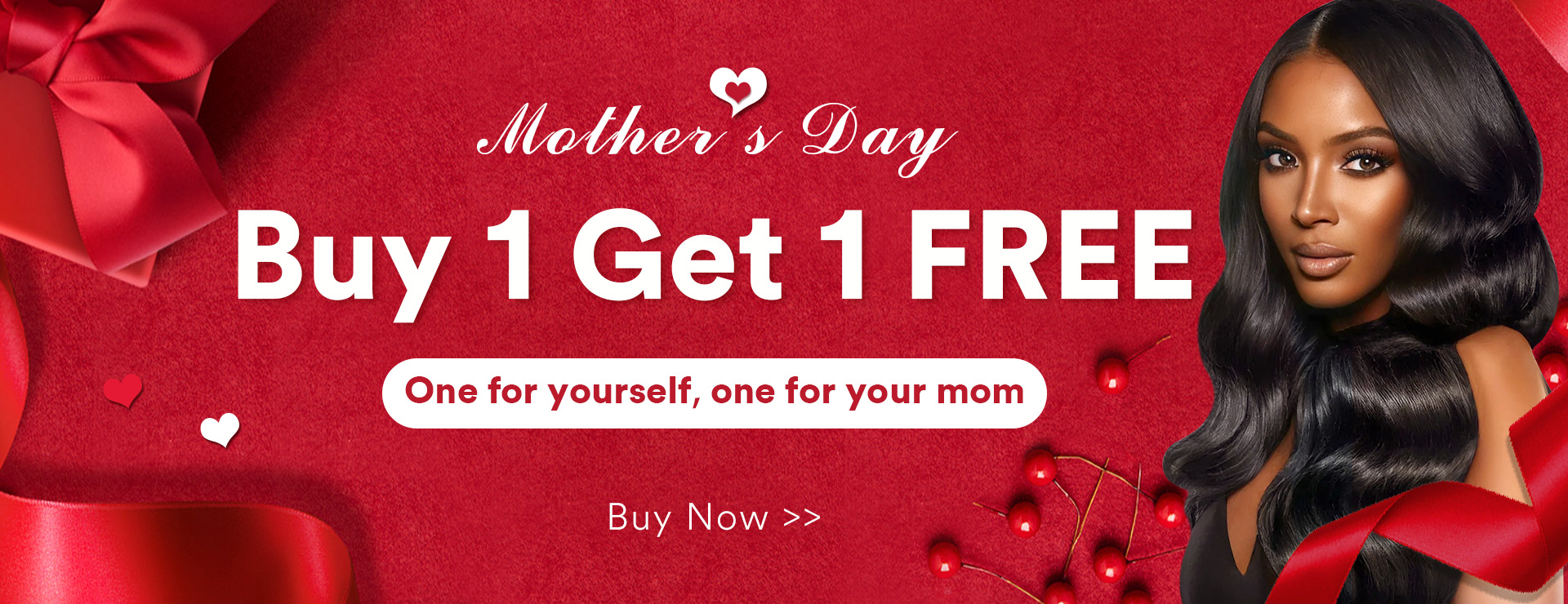 U Part Wig Buy 1 Get 1 Free
