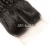Rose Curly Virgin Human Hair Straight Bundles With 4x4 Lace Closure