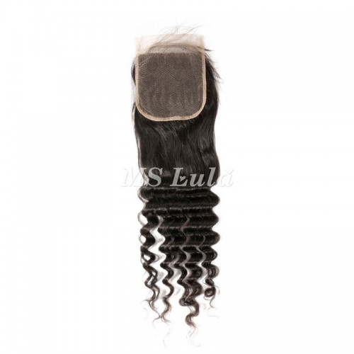 Loose Deep Wave Double Drawn Virgin Human Hair Bundles With 4x4 Lace Closure | Human Hair Wig | Lace Front