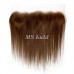 #2 Color Straight Hair Bundles With 13x4 Transparent Lace Frontal