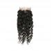 Double Drawn Curly (Pissy A) Virgin Human Hair Bundles With 4x4 Lace Closure