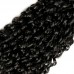 Double Drawn Curly (Pissy B) Virgin Human Hair Bundles With 4x4 Lace Closure