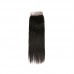 Double Drawn Virgin Human Hair Straight Bundles With 4x4 Lace Closure