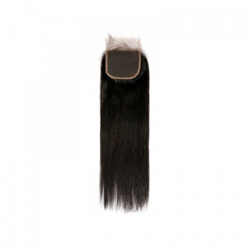 Double Drawn Virgin Human Hair Straight Bundles With 4x4 Lace Closure | Human Hair Wig | Lace Front