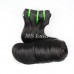 Egg Curly Double Drawn Virgin Human Hair Bundles With 4x4 Lace Closure