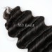 Loose Deep Wave Double Drawn Virgin Human Hair Bundles With 4x4 Lace Closure