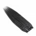 Virgin Hair Kinky Straight Bundles With 4x4 Transparent/HD Lace Closure