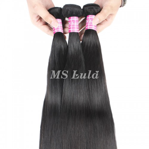 Virgin Hair Straight Bundles With 4x4 Transparent/HD Lace Closure | Human Hair Wig | Lace Front