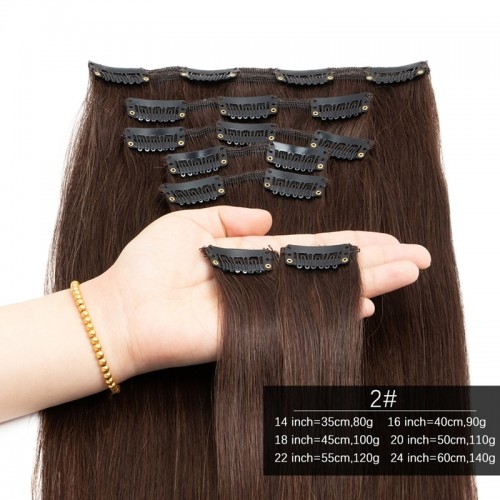 100% Virgin Remy Human Hair Clip In Hair Extensions | Human Hair Wig | Lace Front