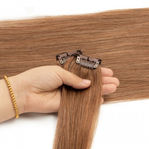 #6 Clip In Hair Extensions 100% Virgin Remy Human Hair Extension | Human Hair Wig | Lace Front