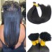 Straight Microlinks I Tip Hair Extensions 100% Virgin Remy Human Hair