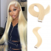 Human Hair #613 Blonde Straight Tape In Extensions（20pcs/set）