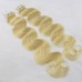 Human Hair #613 Blonde Body Wave Tape In Extensions（20pcs/set）