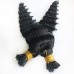 Human Hair I Tip Hair Extensions Deep Wave