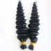 Human Hair I Tip Hair Extensions Deep Wave