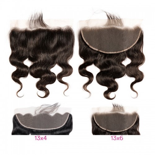 Virgin Human Hair Body Wave 13x4 13x6 Transparent Lace Frontal | Human Hair Wig | Lace Front
