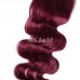 Body Wave #99J Virgin Human Hair 4x4 13x4 Transparent Lace Closure/Frontal