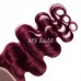 Body Wave #99J Virgin Human Hair 4x4 13x4 Transparent Lace Closure/Frontal