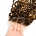 Deep Wave #4/27 Highlight Virgin Human Hair 4x4 13x4 Transparent Lace Closure/Frontal