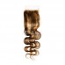 Body Wave #4/27 Highlight Virgin Human Hair 4x4 13x4 Transparent Lace Closure/Frontal