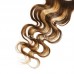 Body Wave #4/27 Highlight Virgin Human Hair 4x4 13x4 Transparent Lace Closure/Frontal