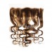 Body Wave #4/27 Highlight Virgin Human Hair 4x4 13x4 Transparent Lace Closure/Frontal