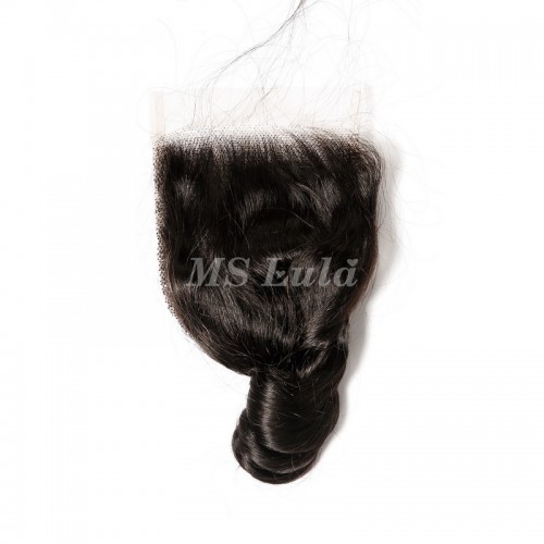Virgin Hair Loose Wave Bundles With 4x4 Transparent/HD Lace Closure | Human Hair Wig | Lace Front