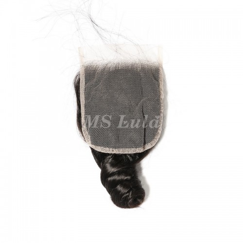 Virgin Hair Loose Wave Bundles With 4x4 Transparent/HD Lace Closure | Human Hair Wig | Lace Front