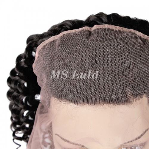 Virgin Hair Deep Wave 360 Lace Frontal Closure 13.5x4x2 With Elastic Band | Human Hair Wig | Lace Front