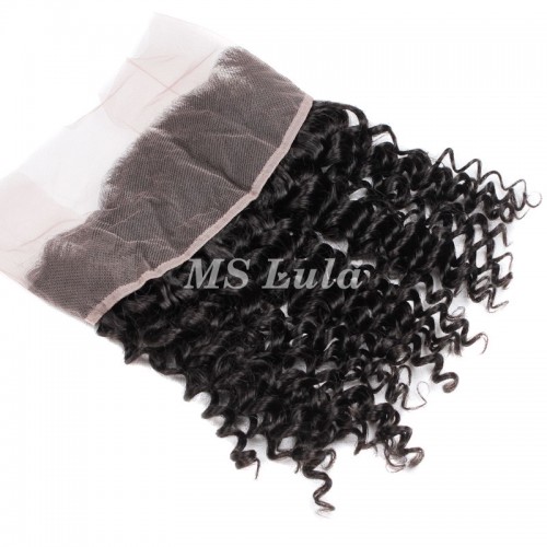 Virgin Hair Deep Wave 360 Lace Frontal Closure 13.5x4x2 With Elastic Band | Human Hair Wig | Lace Front