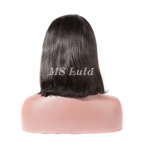 Medium Brown Straight 13x4 Lace Frontal Bob Wig Human Hair | Human Hair Wig | Lace Front