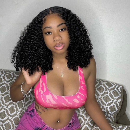 Virgin Human Hair 13x4 Kinky Curly Lace Front Wigs | Human Hair Wig | Lace Front