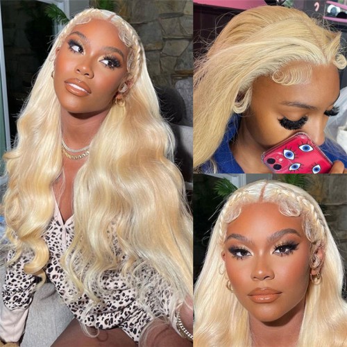 #613 Blonde Body Wave 13x4 Lace Front Wigs | Human Hair Wig | Lace Front