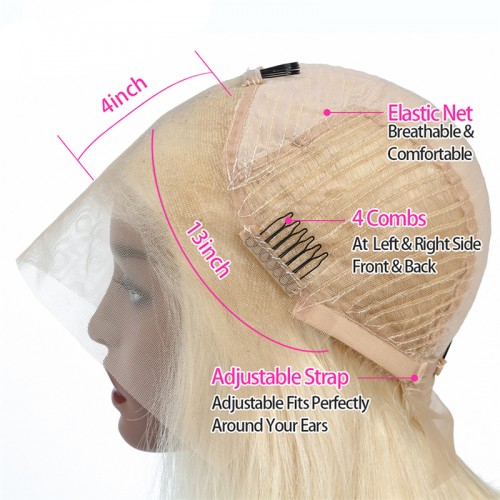 #613 Blonde Body Wave 13x4 Lace Front Wigs | Human Hair Wig | Lace Front