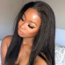  HD Lace Kinky Straight 13x4 Lace Front Wigs（Full Frontal）