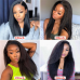  HD Lace Kinky Straight 13x4 Lace Front Wigs（Full Frontal）