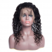 Virgin Hair Water Wave 360 Lace Frontal Closure 22.5x4x2 With Adjustable Strap Medium Brown Lace