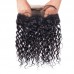 Virgin Hair Water Wave 360 Lace Frontal Closure 22.5x4x2 With Adjustable Strap Medium Brown Lace