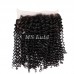 Virgin Hair Kinky Curly 360 Lace Frontal Closure 13.5x4x2 With Adjustable Strap