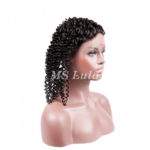 Virgin Hair Kinky Curly 360 Lace Frontal Closure 13.5x4x2 With Adjustable Strap | Human Hair Wig | Lace Front