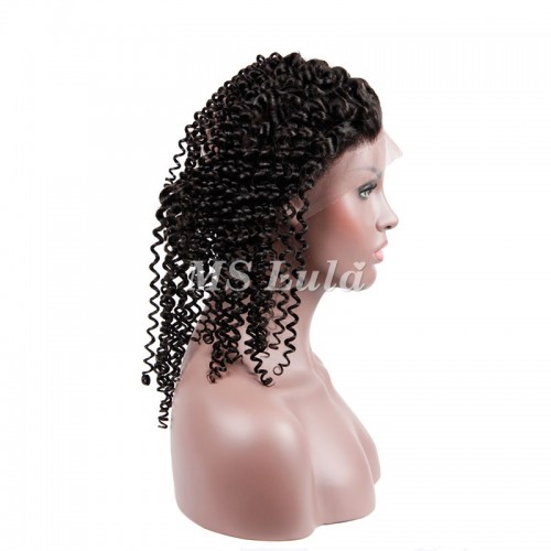 Virgin Hair Kinky Curly 360 Lace Frontal Closure 13.5x4x2 With Adjustable Strap | Human Hair Wig | Lace Front