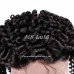 Virgin Hair Kinky Curly 360 Lace Frontal Closure 13.5x4x2 With Adjustable Strap