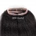 Virgin Hair Kinky Straight 360 Lace Frontal Closure 22.5x4x2 With Adjustable Strap