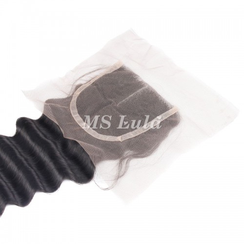 Virgin Deep Wave Hair Bundles With 4x4 Transparent/HD Lace Closure | Human Hair Wig | Lace Front