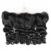 Virgin Loose Wave Hair Bundles With 13x4 Transparent/HD Lace Frontal Closure