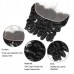 Virgin Loose Wave Hair Bundles With 13x4 Transparent/HD Lace Frontal Closure