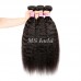 Virgin Kinky Straight Hair Bundles With 13x4 Transparent/HD Lace Frontal