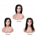 Human Hair 13x4 Deep Wave Lace Front Wigs Non Remy